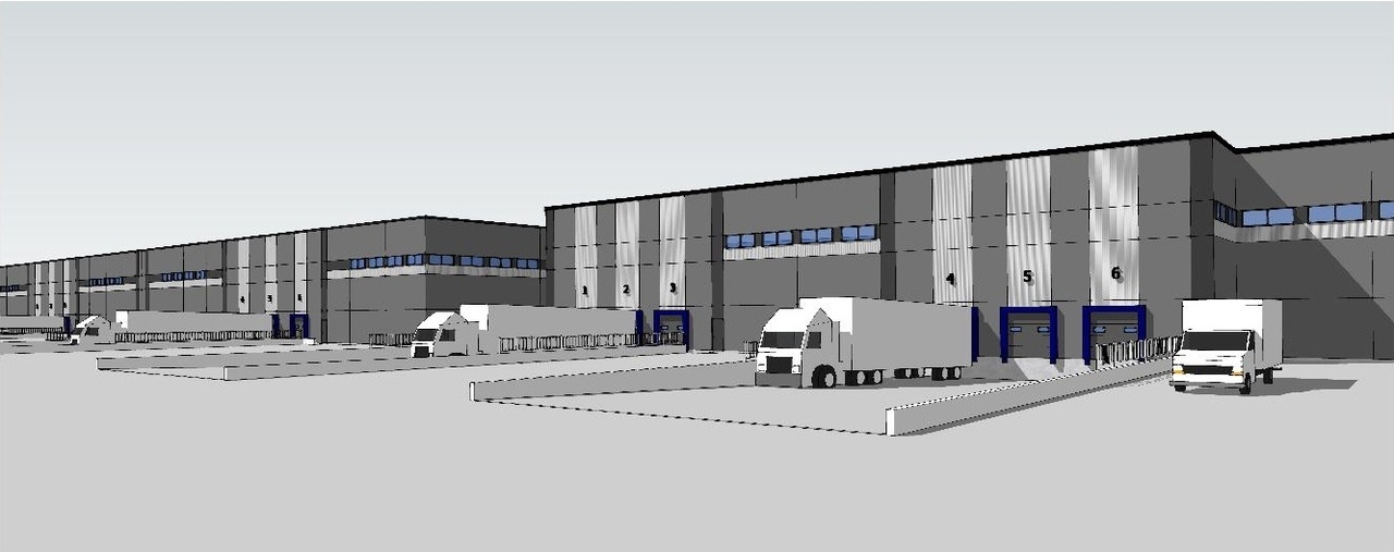 Rendering of building from page 21 of the file '2025-06-19 - Urban Design Brief - D07-12-25-0085'