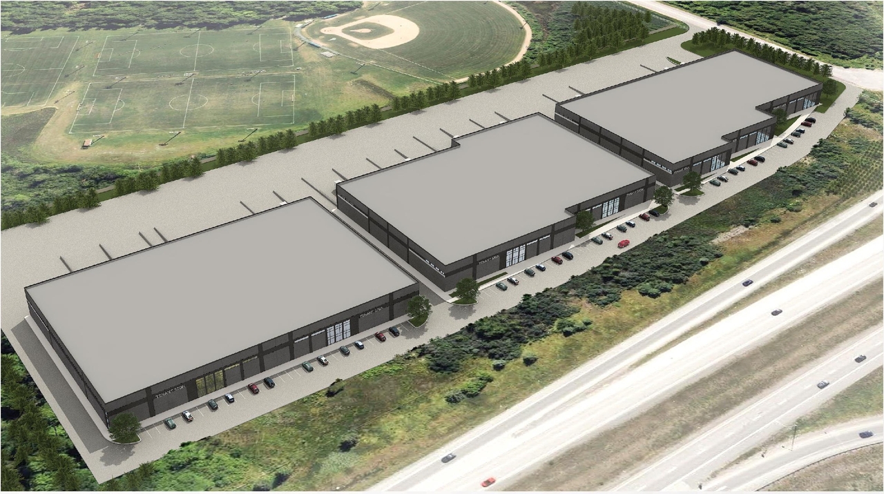 Rendering of building from page 3 of the file '2025-06-19 - Urban Design Brief - D07-12-25-0085'