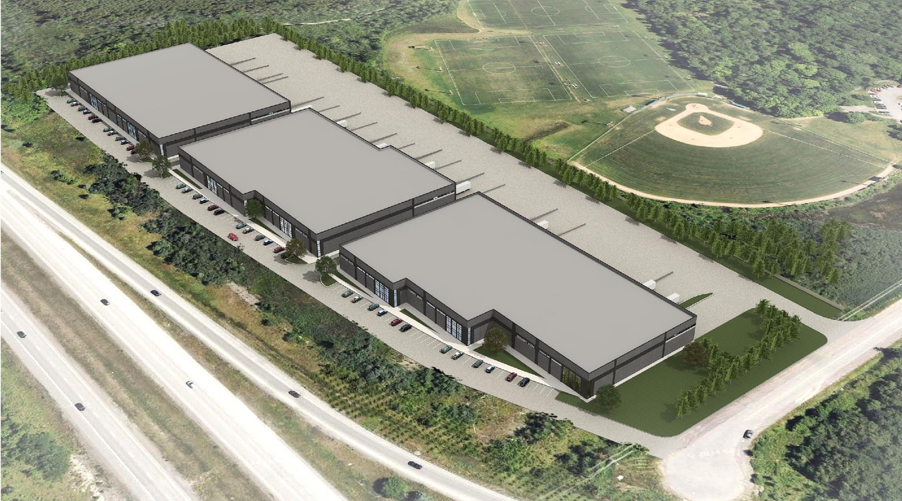 Rendering of building from page 3 of the file '2025-06-19 - Urban Design Brief - D07-12-25-0085'