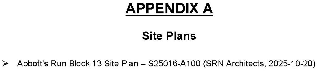 Construction site plan for project from page 27 of the file '2025-10-29 - Block 13 - Design Brief - D07-12-25-0089'
