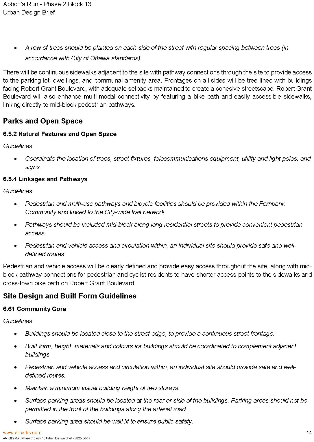 Construction site plan for project from page 16 of the file '2025-06-30 - Urban Design Brief - D07-12-25-0089'