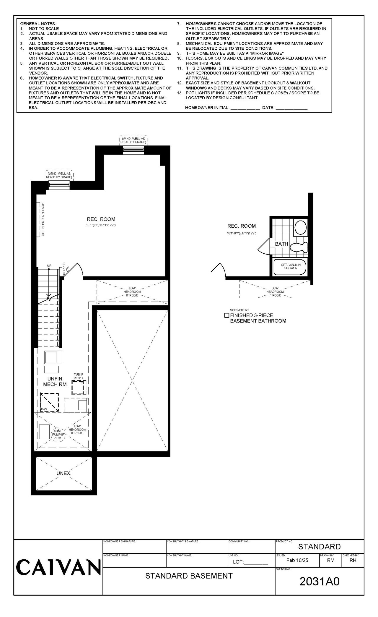 Floor plan for project from page 1 of the file '2025-07-03 - Floor Plans (interior unit) - D07-12-25-0091'
