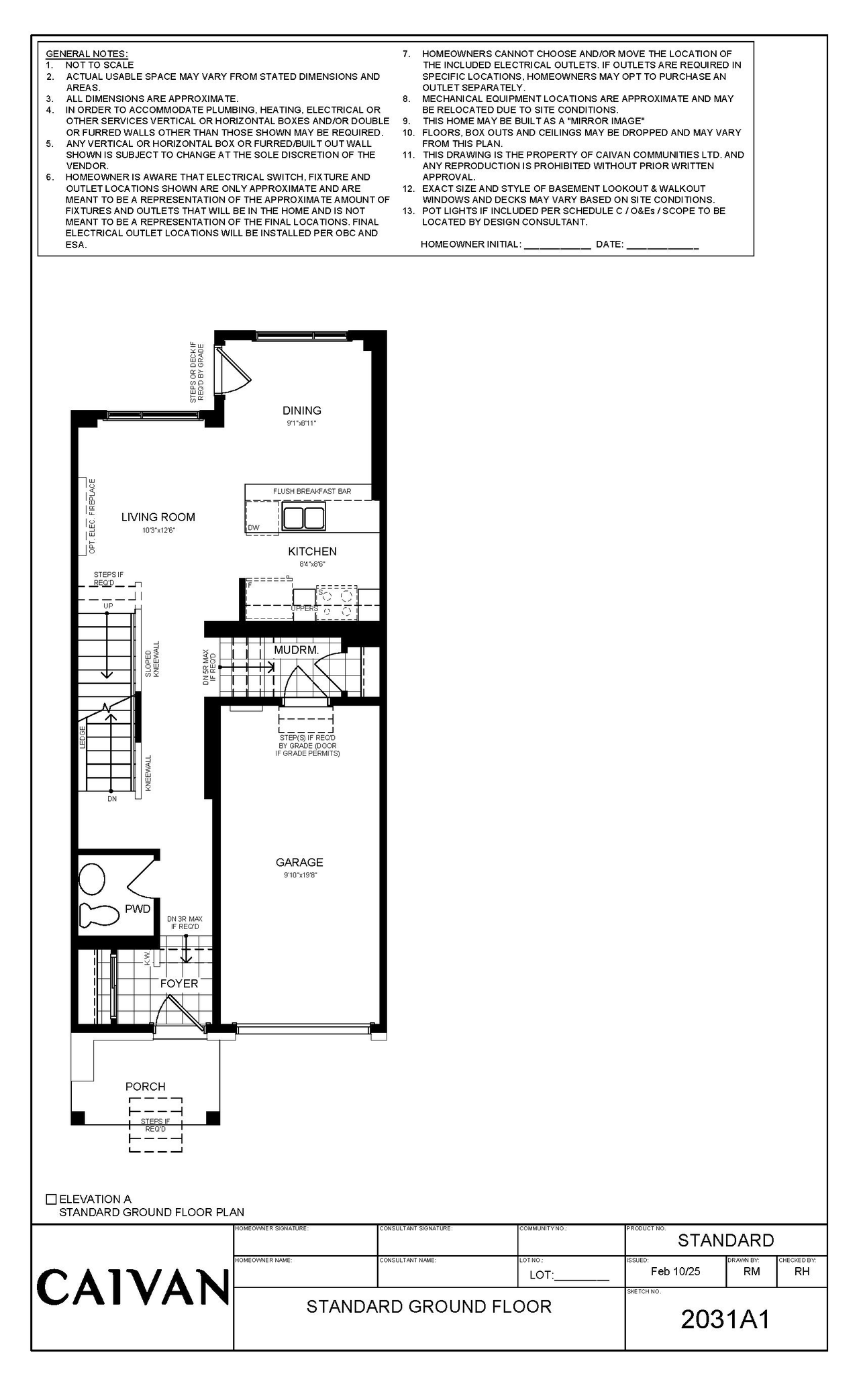 Floor plan for project from page 5 of the file '2025-07-03 - Floor Plans (interior unit) - D07-12-25-0091'