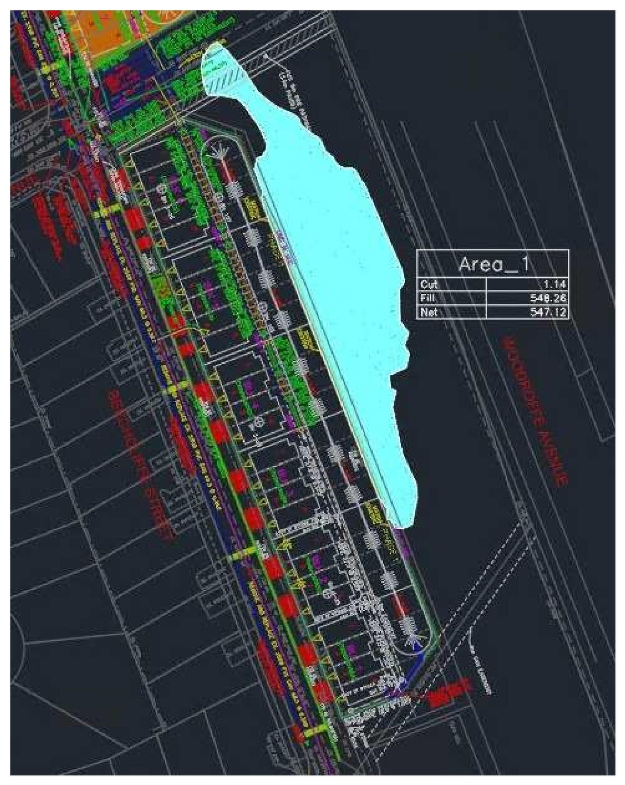 Construction site plan for project from page 163 of the file '2026-03-09 - APPROVED Design Brief - D07-12-25-0091'
