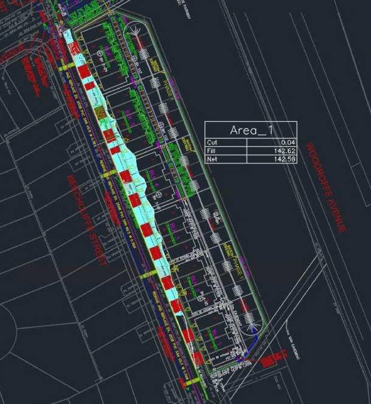 Construction site plan for project from page 164 of the file '2026-03-09 - APPROVED Design Brief - D07-12-25-0091'