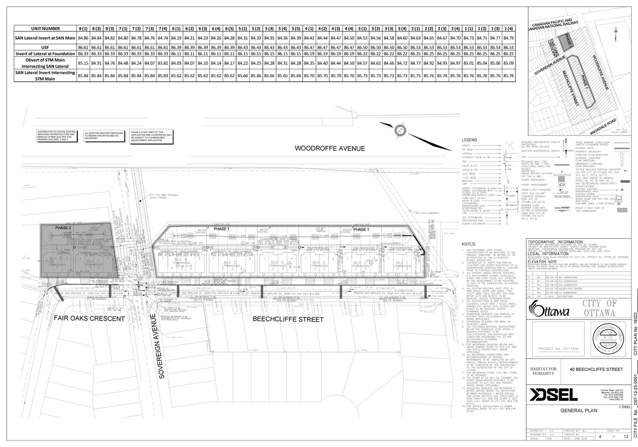 Construction site plan for project from page 181 of the file '2026-03-09 - APPROVED Design Brief - D07-12-25-0091'