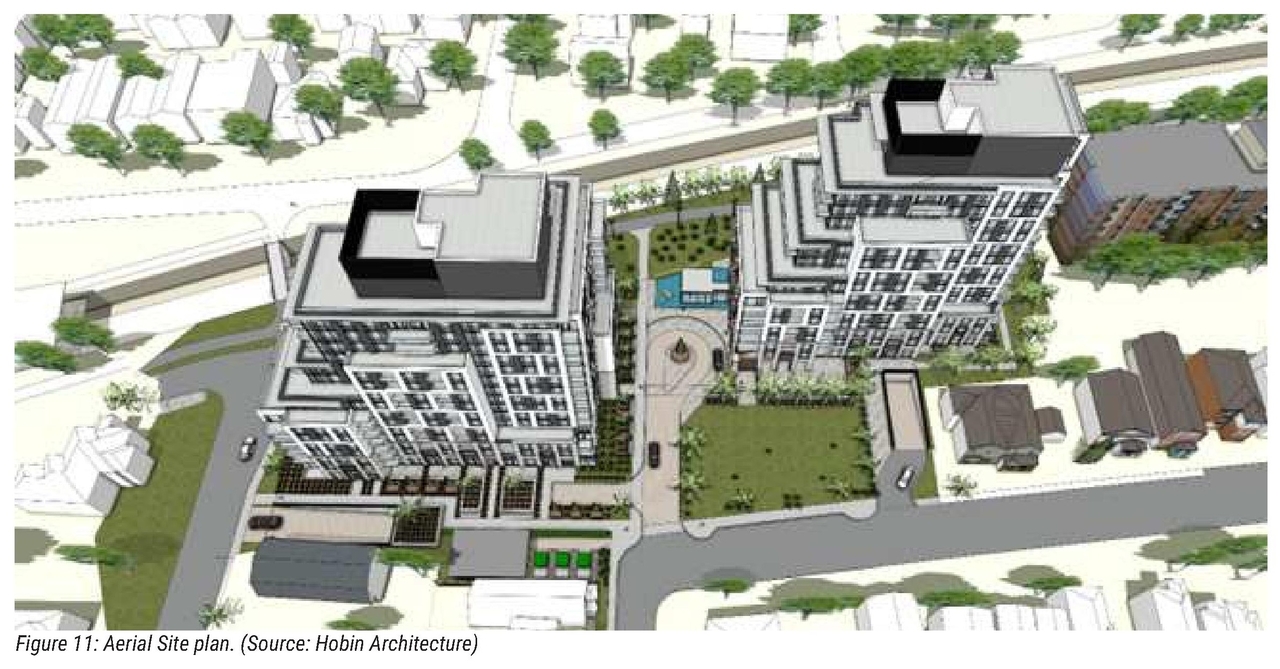 Construction site plan for project from page 10 of the file '2025-09-24 - Urban Design Brief - D07-12-25-0097'