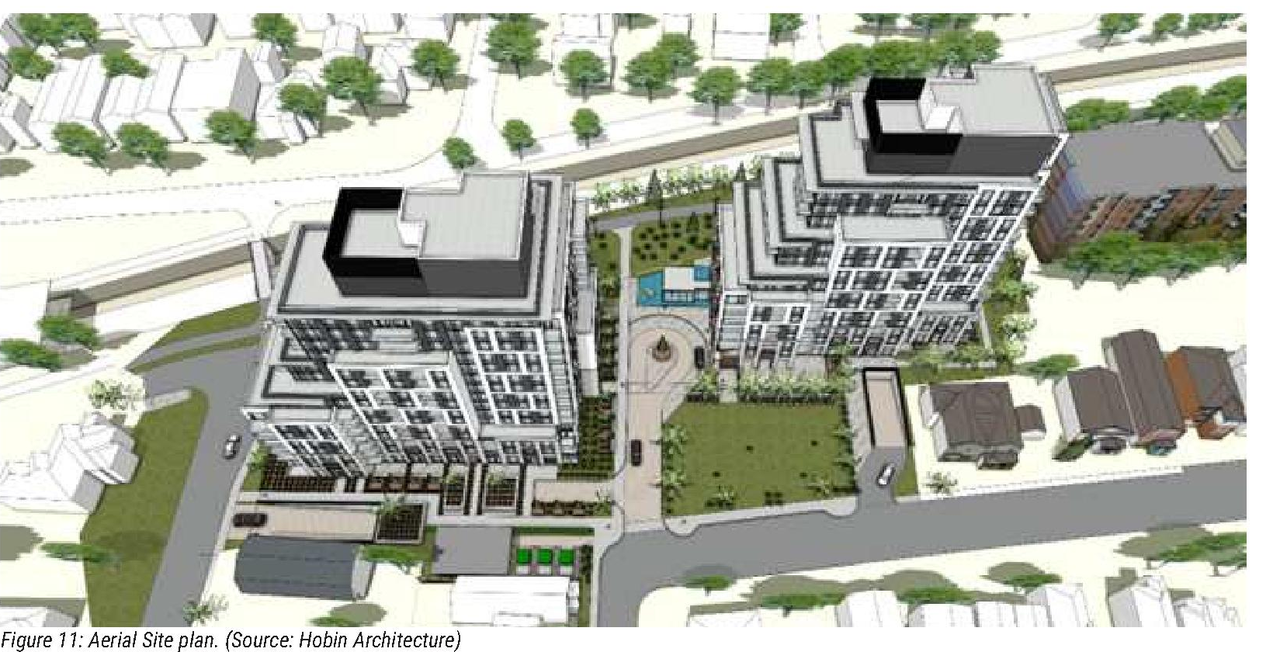 Construction site plan for project from page 10 of the file '2025-09-24 - Urban Design Brief - D07-12-25-0097'
