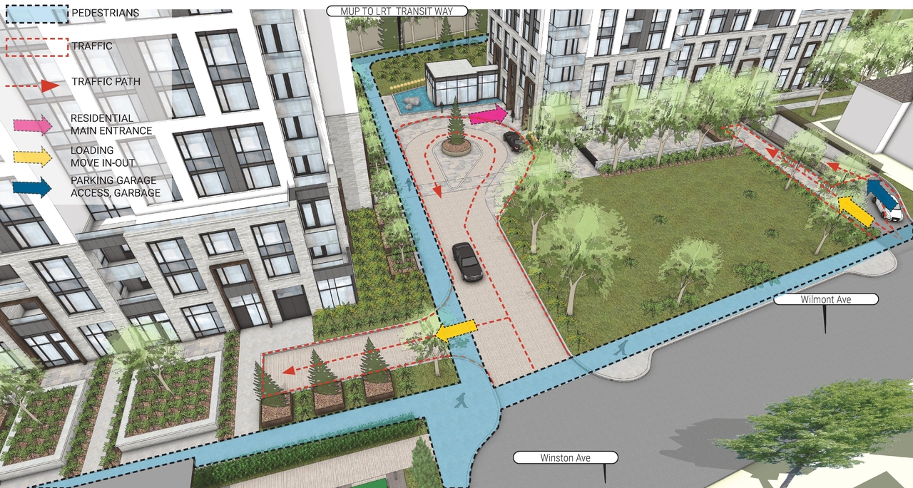 Construction site plan for project from page 17 of the file '2025-09-24 - Urban Design Brief - D07-12-25-0097'