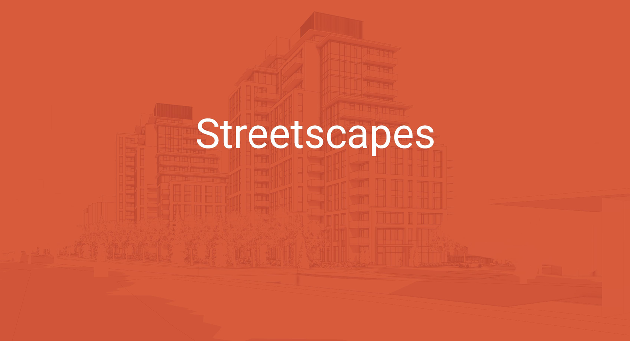 Rendering of building from page 30 of the file '2025-09-24 - Urban Design Brief - D07-12-25-0097'