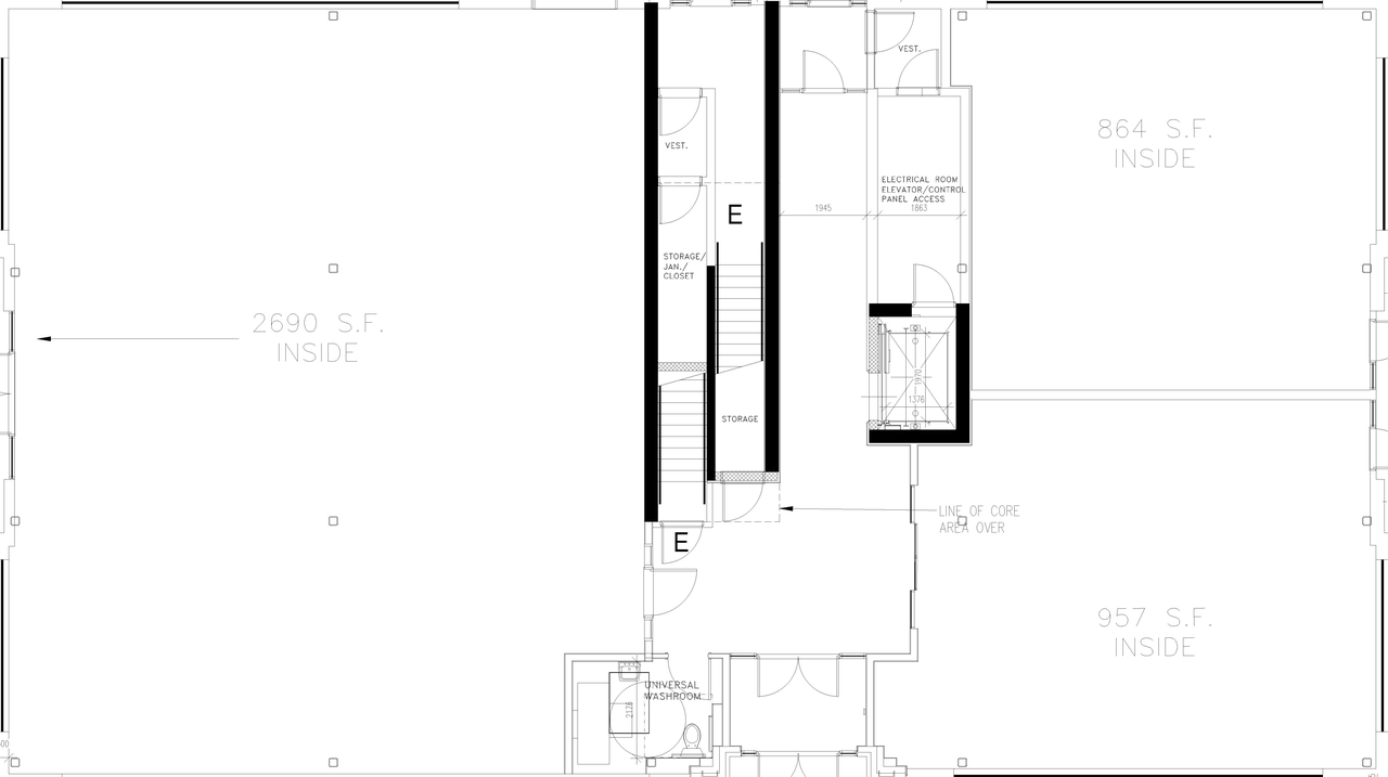 Floor plan for project from page 1 of the file '2025-07-22 - South Elevation and Floor Plan - D07-12-25-0099'