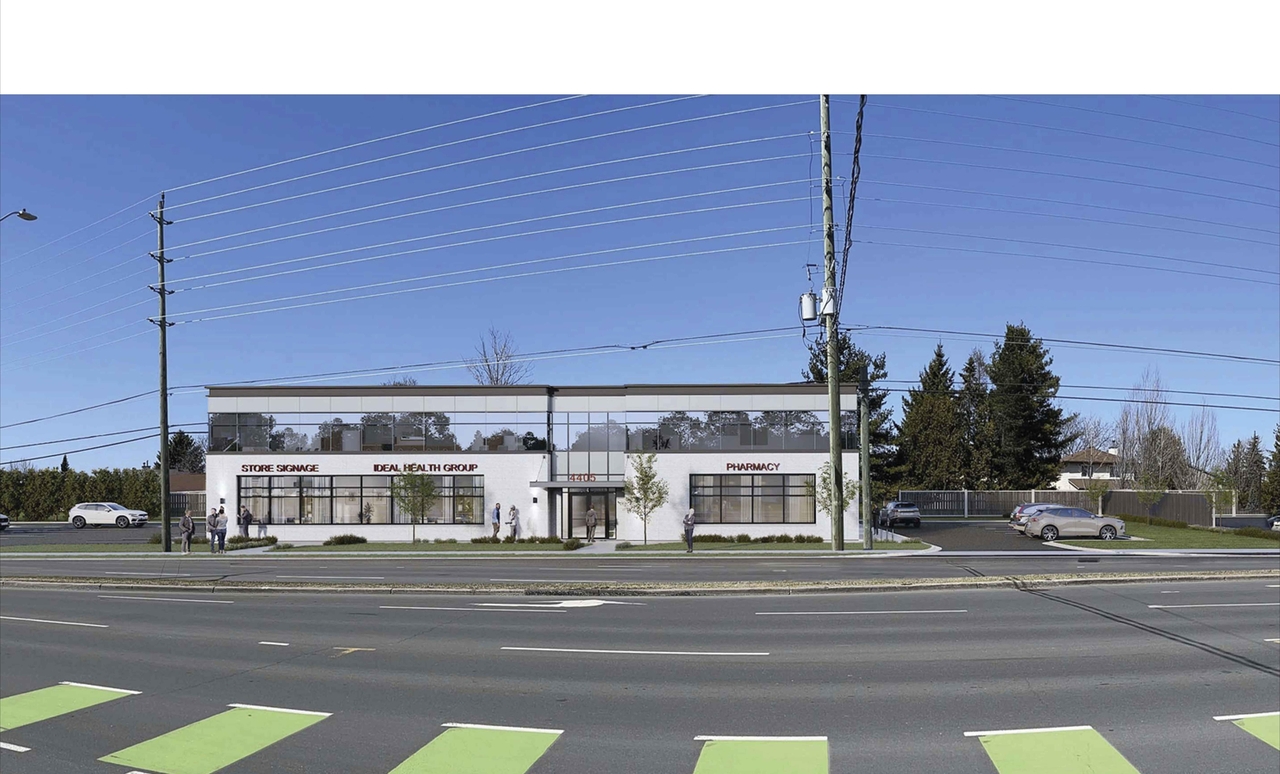 Rendering of building from page 1 of the file '2025-07-22 - Street View Rendering - D07-12-25-0099'