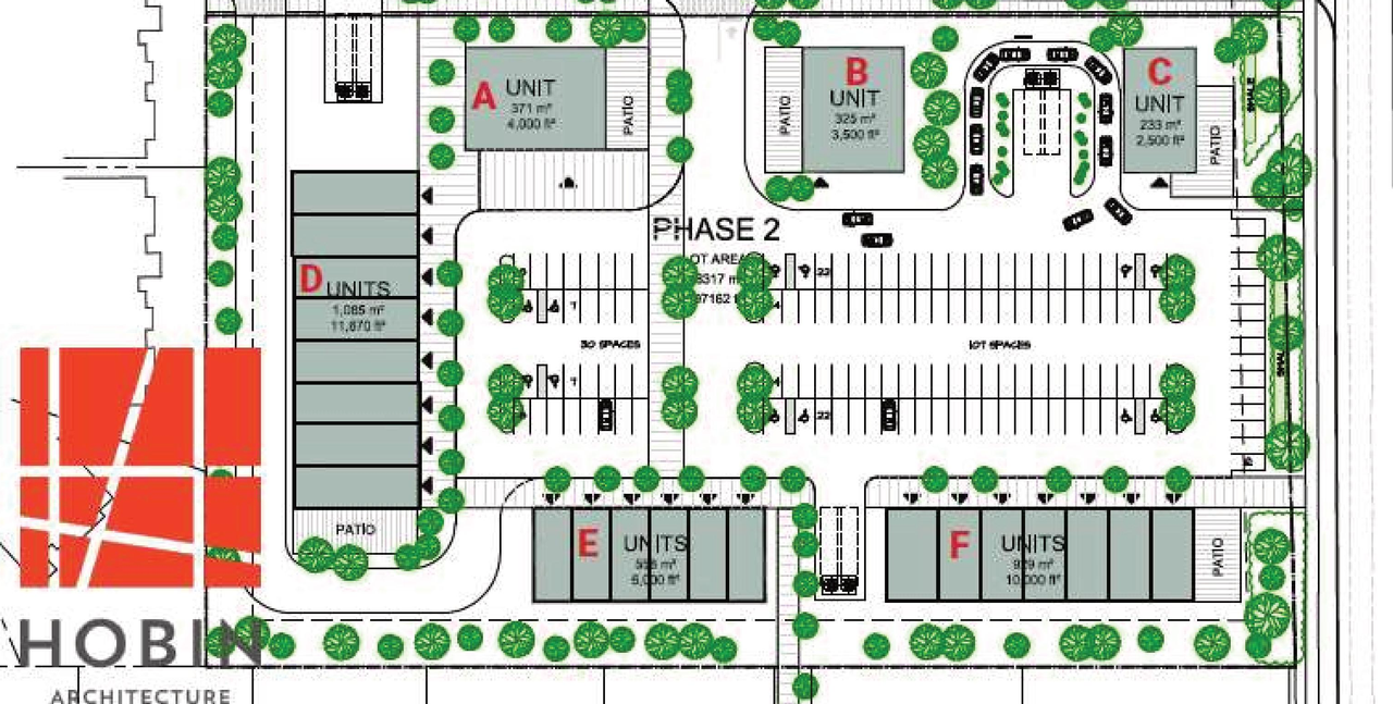 Construction site plan for project from page 21 of the file '2025-07-23 - Design Brief - D07-12-25-0102'