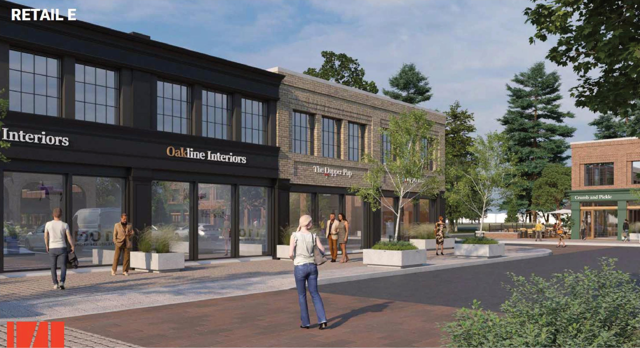 Rendering of building from page 27 of the file '2025-07-23 - Design Brief - D07-12-25-0102'