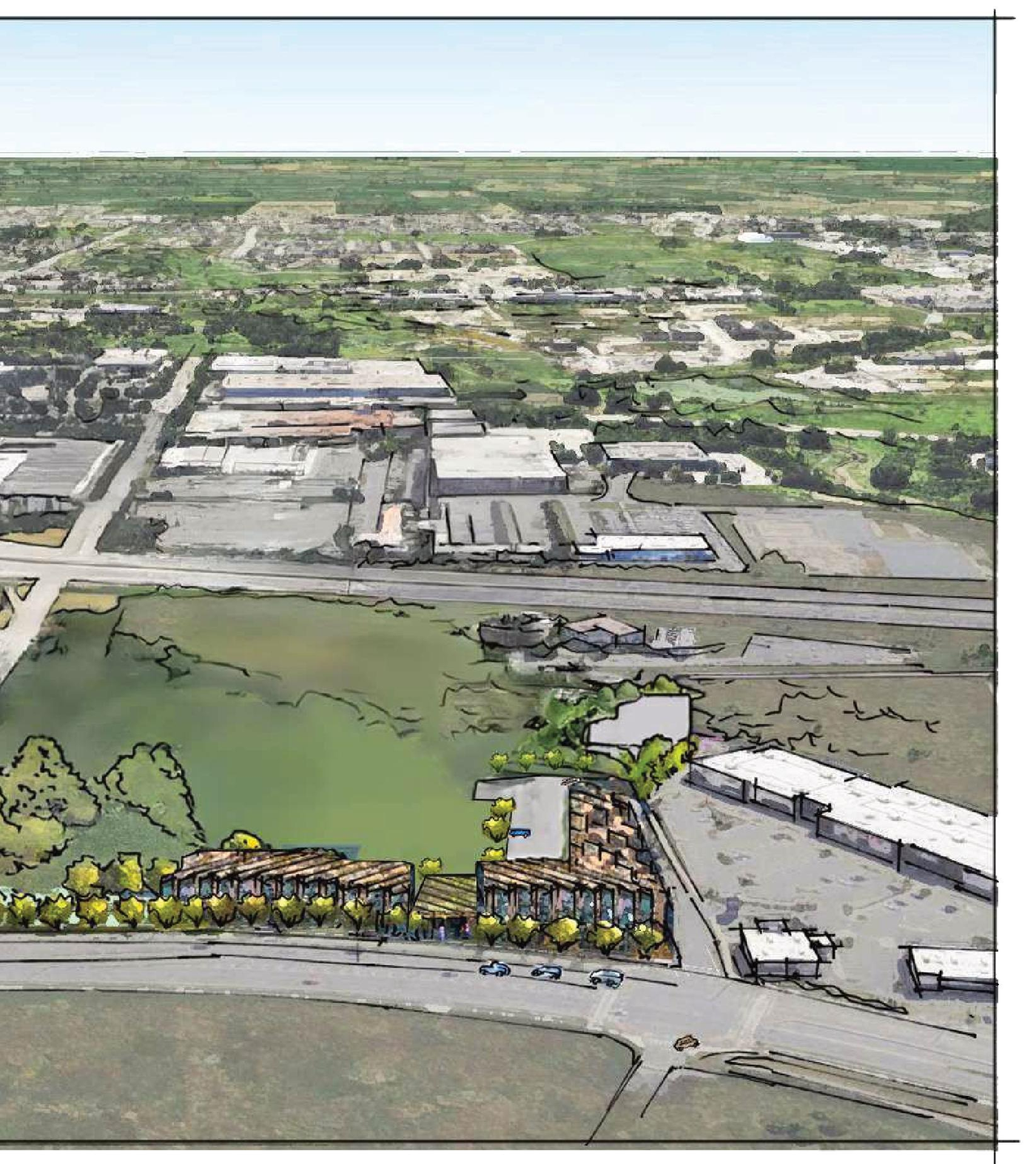 Construction site plan for project from page 37 of the file '2025-07-25 - Urban Design Brief - D07-12-25-0103'
