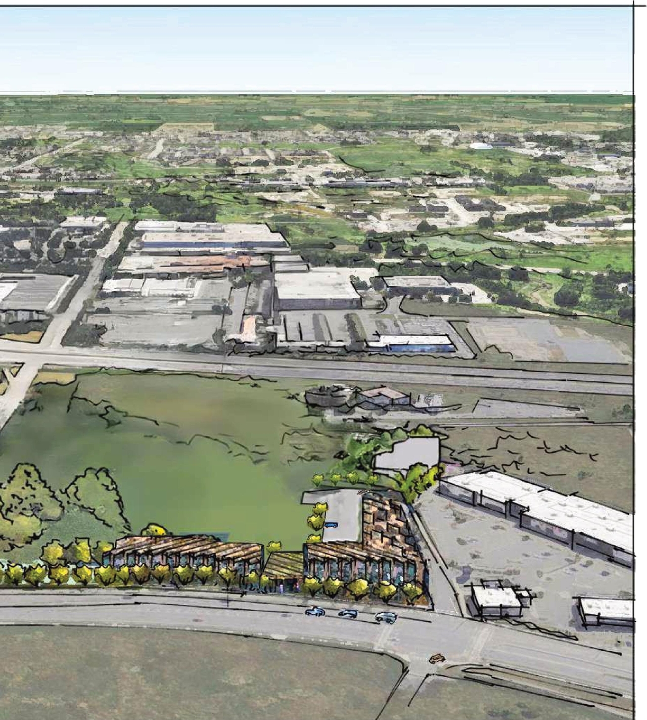 Construction site plan for project from page 37 of the file '2025-07-25 - Urban Design Brief - D07-12-25-0103'