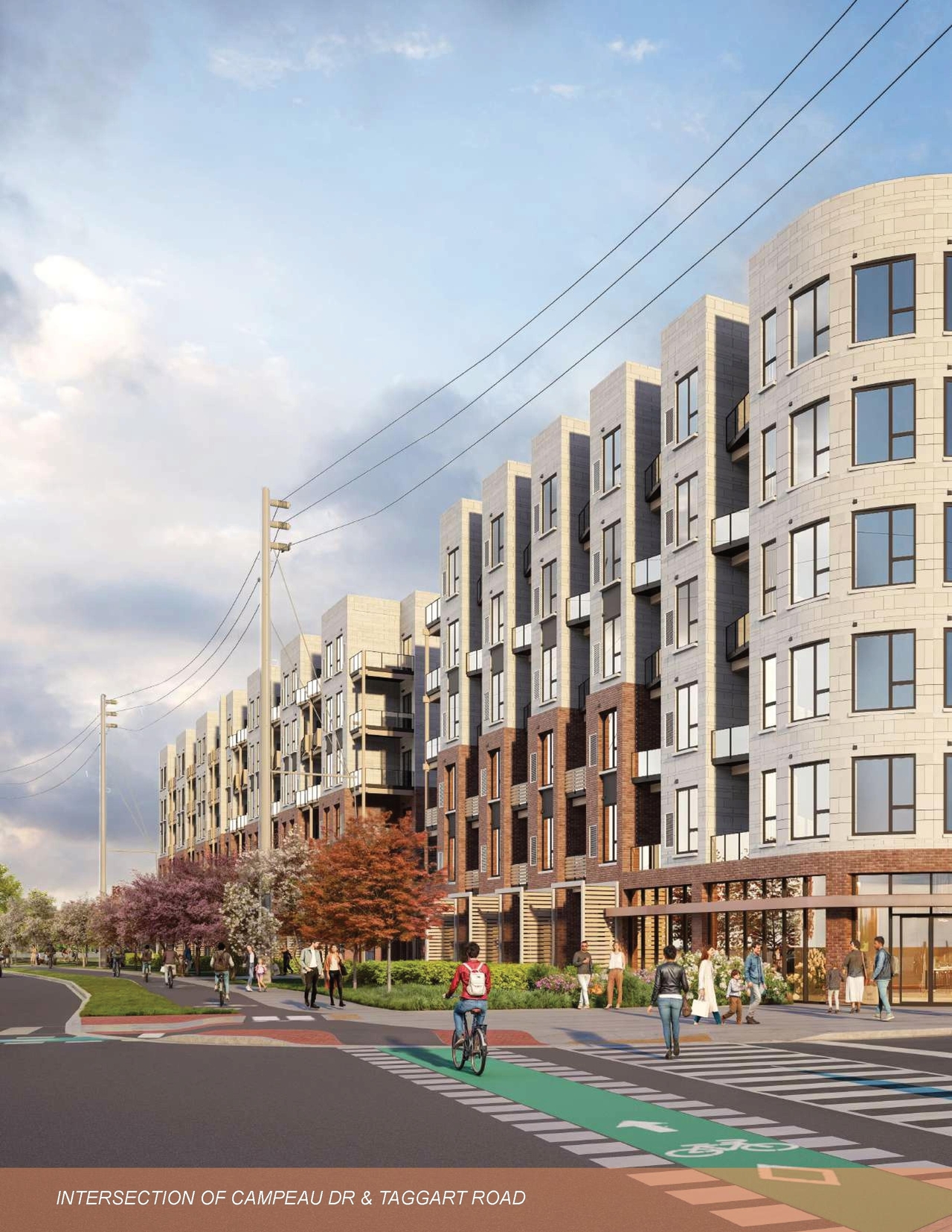 Rendering of building from page 78 of the file '2025-07-25 - Urban Design Brief - D07-12-25-0103'