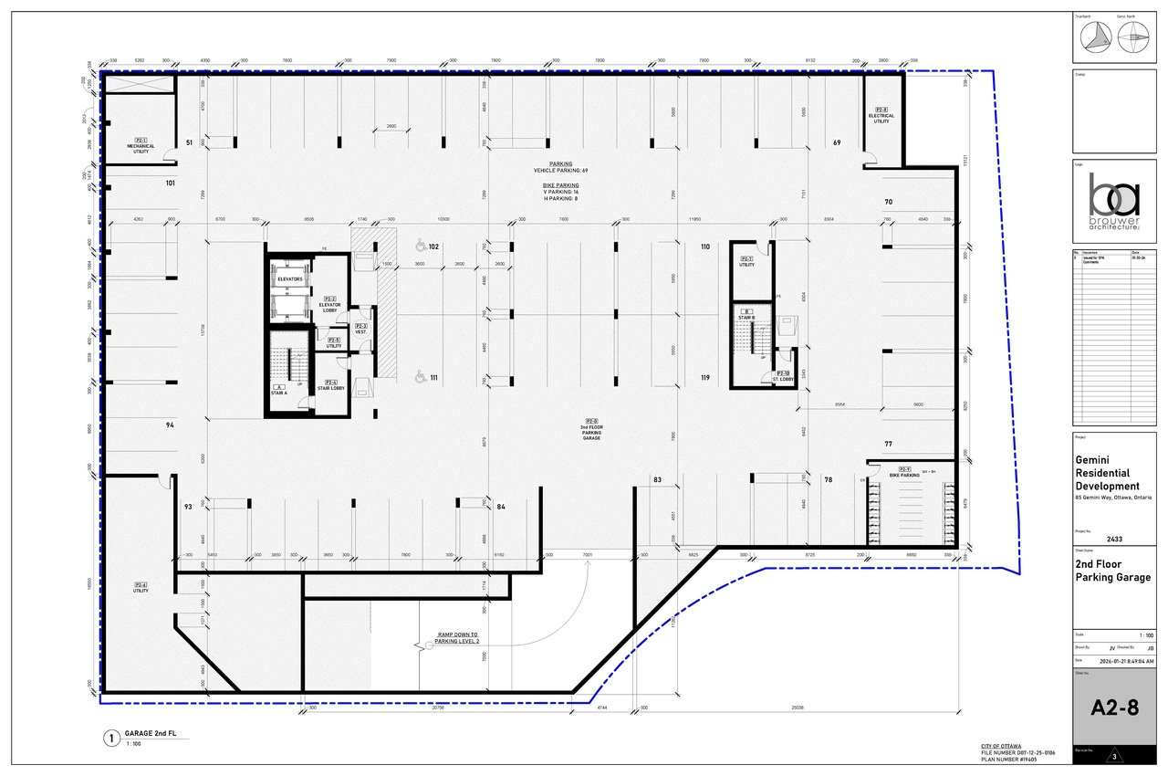 Floor plan for project from page 4 of the file '2026-02-03 - 1st Floor Plan - D07-12-25-0106'
