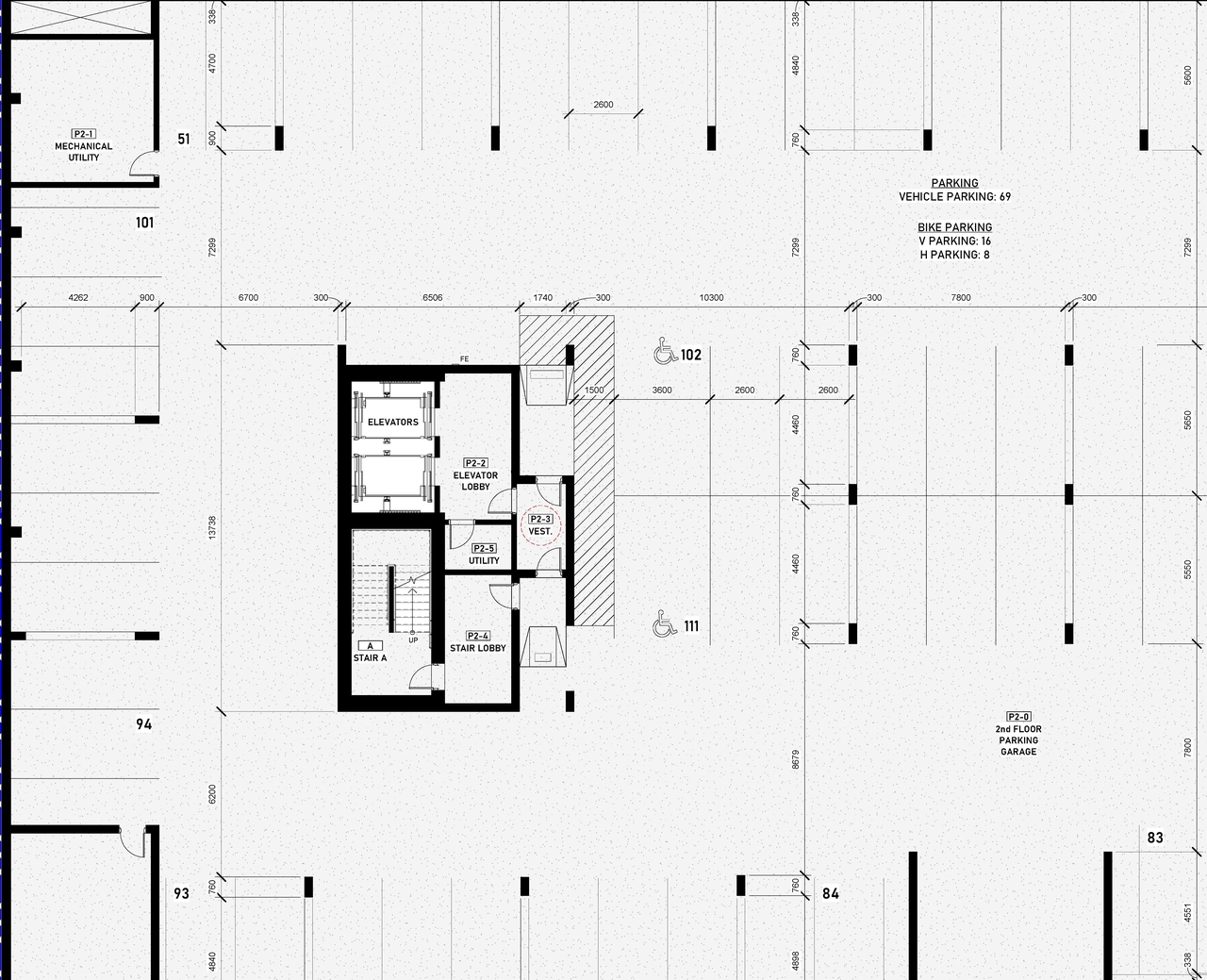 Floor plan for project from page 4 of the file '2026-02-03 - 1st Floor Plan - D07-12-25-0106'