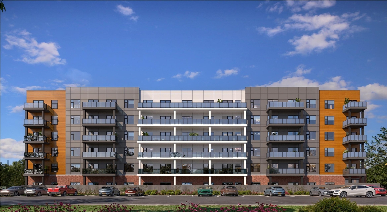 Rendering of building from page 16 of the file '2025-11-07 - Urban Design Review Panel - -D07-12-25-0106'