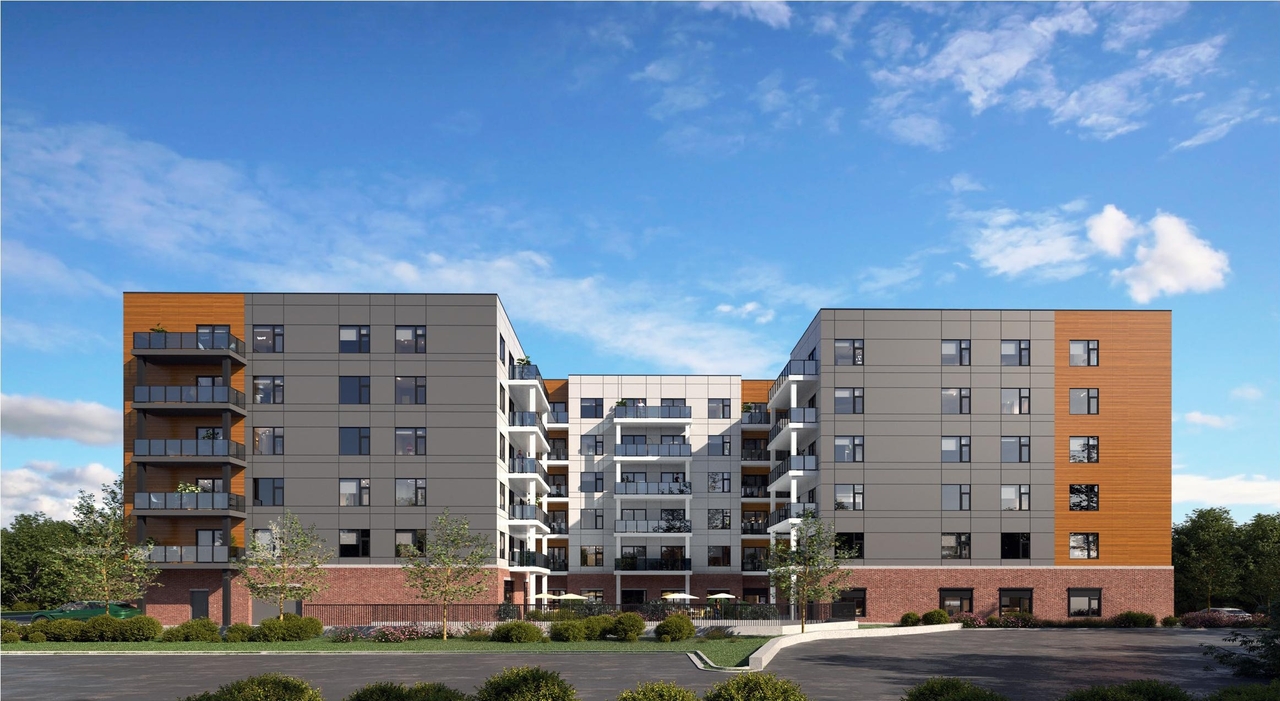 Rendering of building from page 16 of the file '2025-11-07 - Urban Design Review Panel - -D07-12-25-0106'