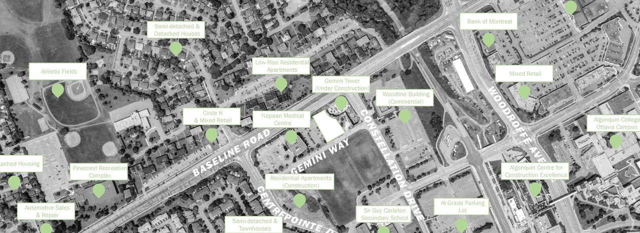 Construction site plan for project from page 6 of the file '2025-11-07 - Urban Design Review Panel - -D07-12-25-0106'