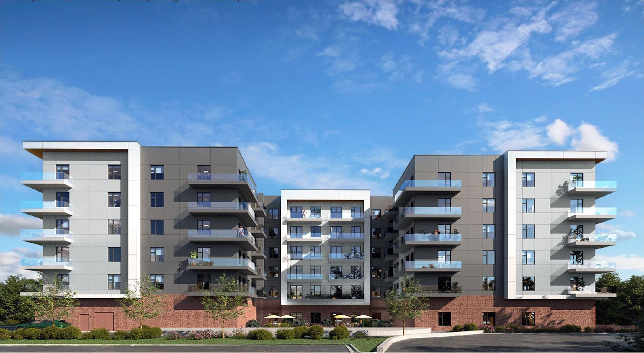 Rendering of building from page 16 of the file '2025-07-30 - Urban Design Review Panel - D07-12-25-0106'