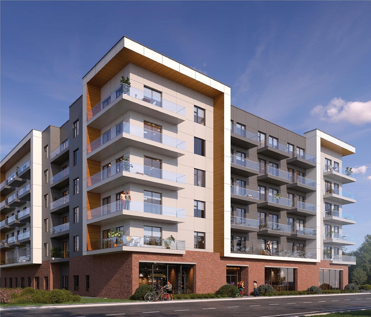 Rendering of building from page 2 of the file '2025-07-30 - Urban Design Review Panel - D07-12-25-0106'