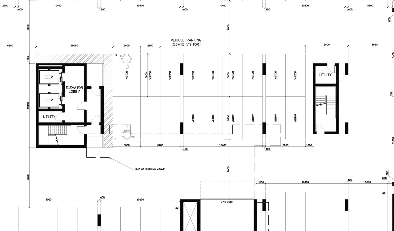 Floor plan for project from page 20 of the file '2025-07-30 - Urban Design Review Panel - D07-12-25-0106'
