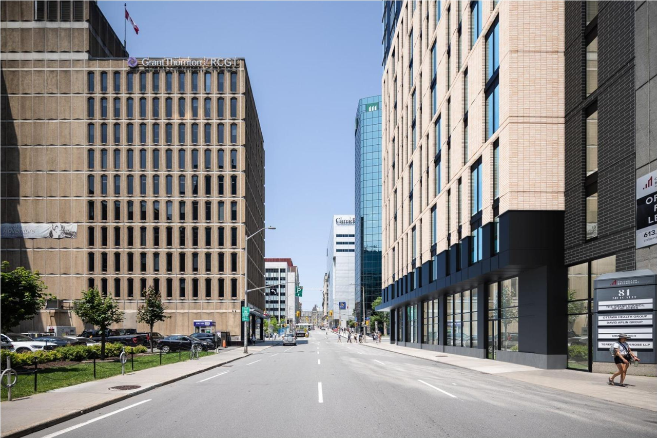 Rendering of building from page 32 of the file '2025-08-06 - Urban Design Review Panel Report - D07-12-25-0112'