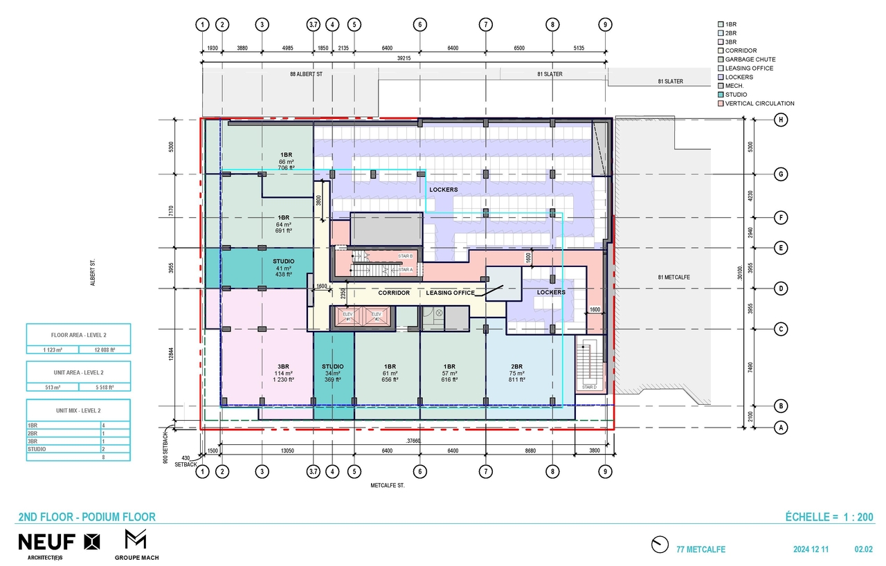 Construction site plan for project from page 52 of the file '2025-08-06 - Urban Design Review Panel Report - D07-12-25-0112'