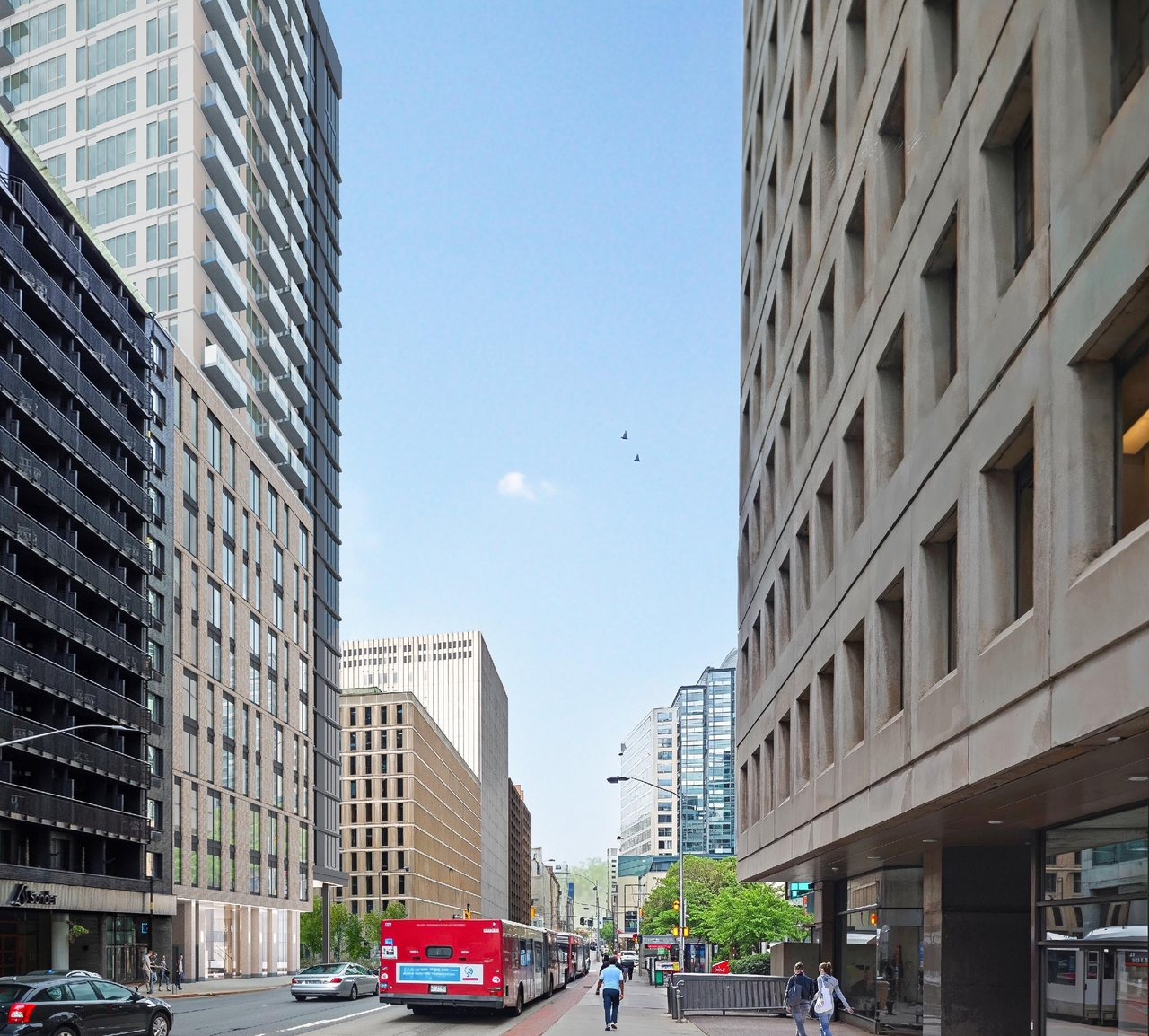 Rendering of building from page 11 of the file '2025-08-06 - Design Brief - D07-12-25-0112'