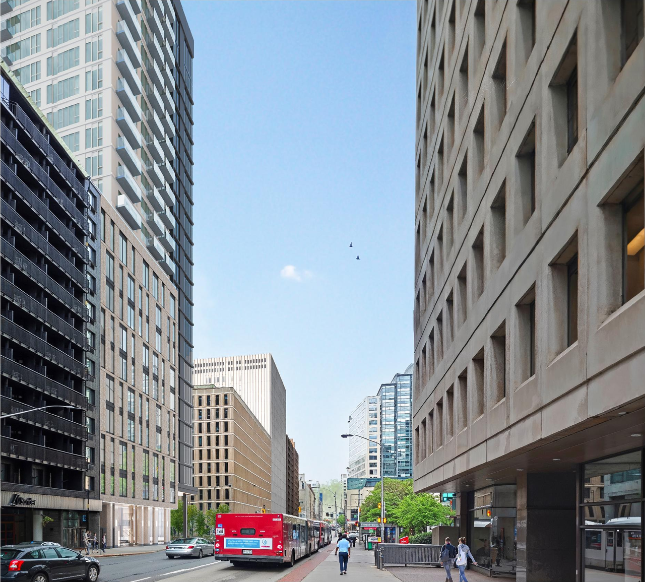 Rendering of building from page 11 of the file '2025-08-06 - Design Brief - D07-12-25-0112'