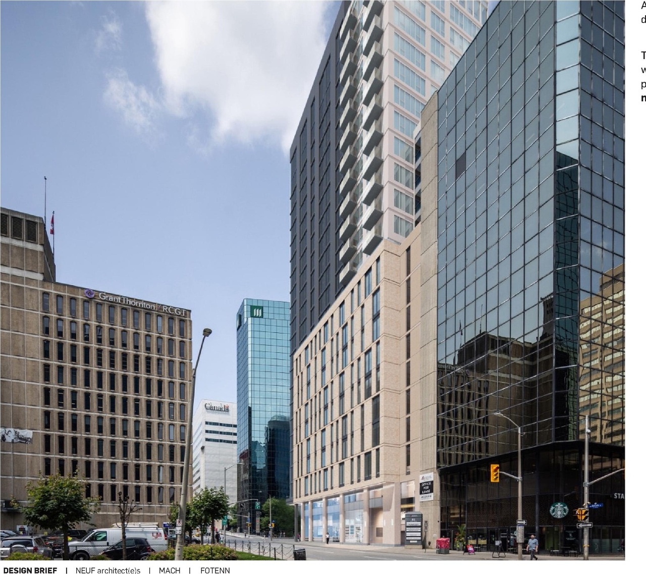 Rendering of building from page 12 of the file '2025-08-06 - Design Brief - D07-12-25-0112'