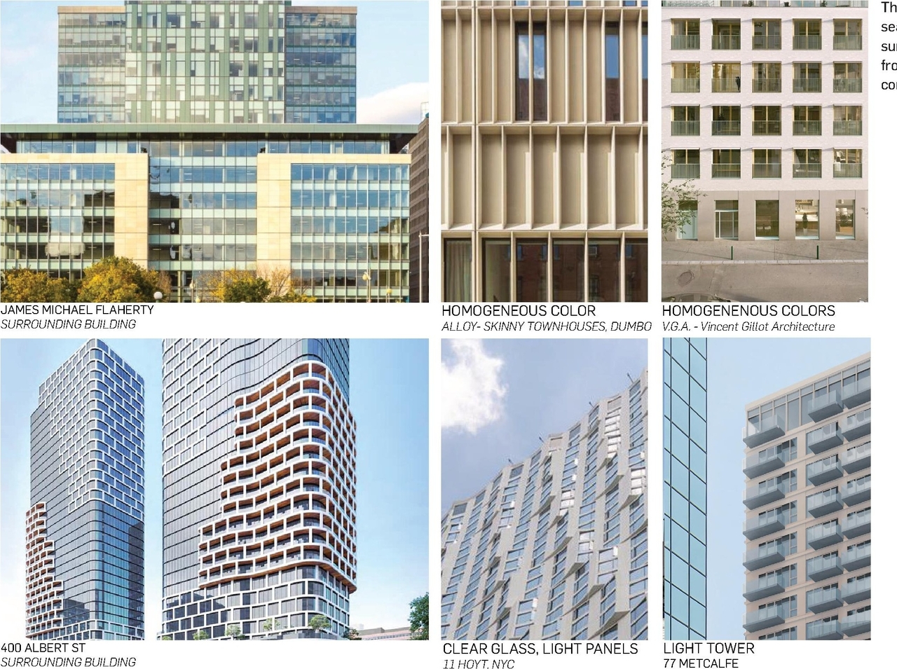 Rendering of building from page 19 of the file '2025-08-06 - Design Brief - D07-12-25-0112'