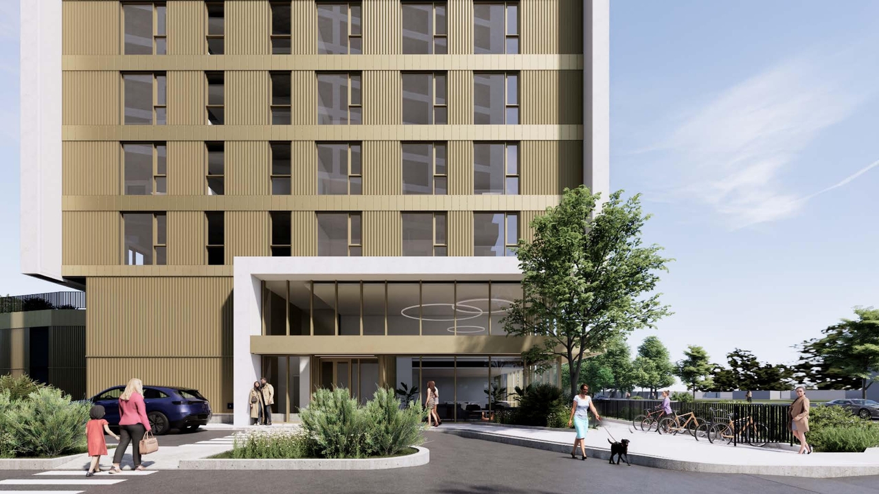 Rendering of building from page 7 of the file '2025-11-07 - RENDERS - D07-12-25-0121'