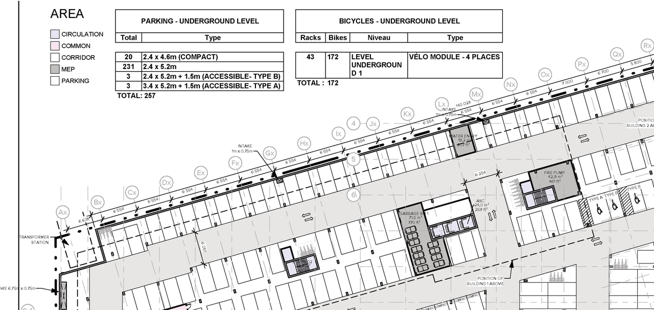 Construction site plan for project from page 60 of the file '2025-09-02 - Urban Design Review Panel Report - D07-12-25-0121'