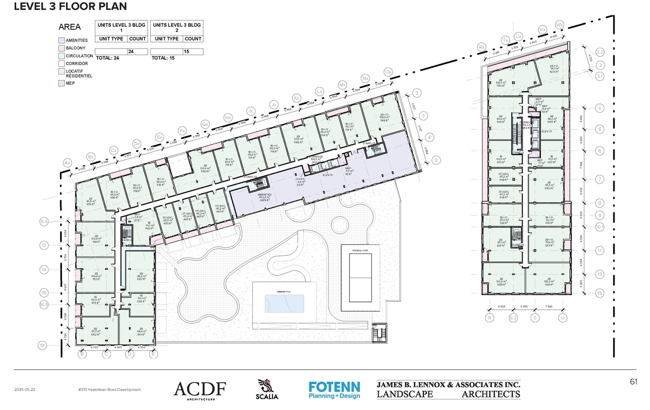 Floor plan for project from page 61 of the file '2025-09-02 - Design Brief - D07-12-25-0121'