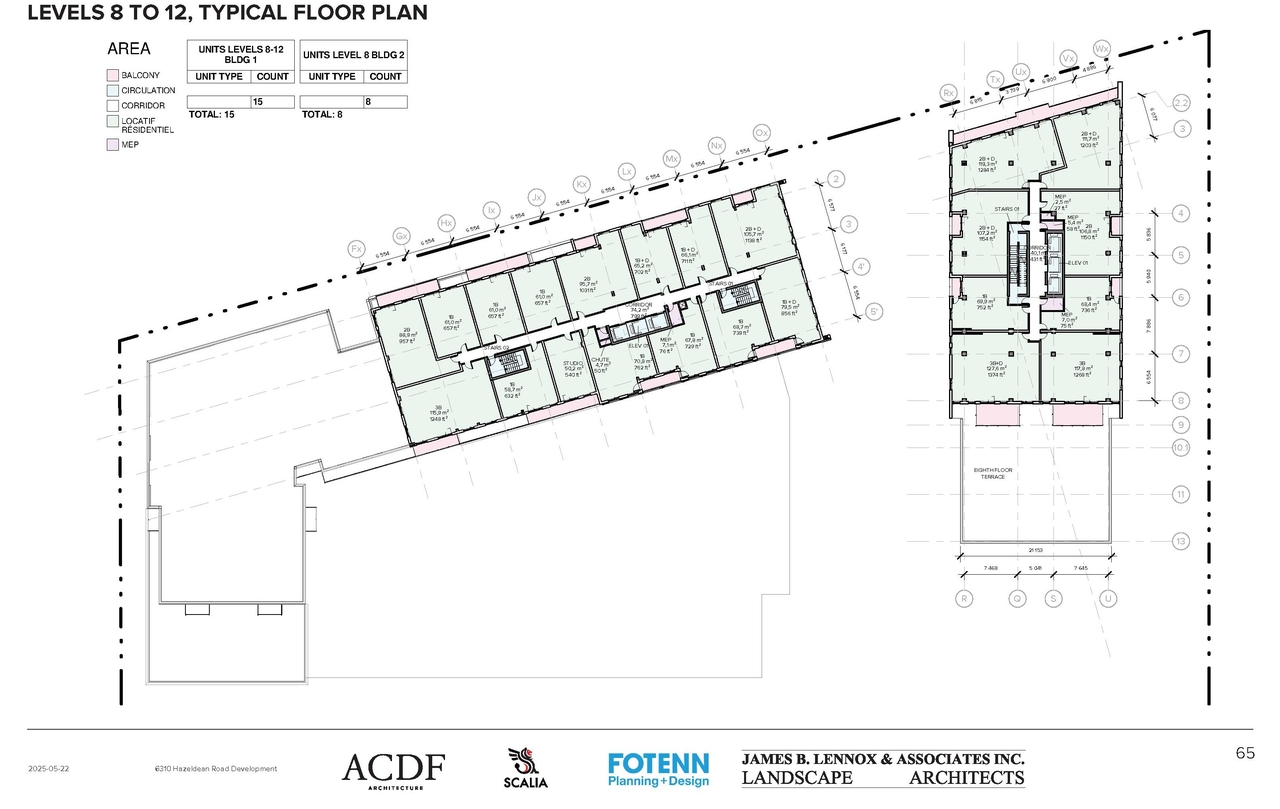 Floor plan for project from page 65 of the file '2025-09-02 - Design Brief - D07-12-25-0121'