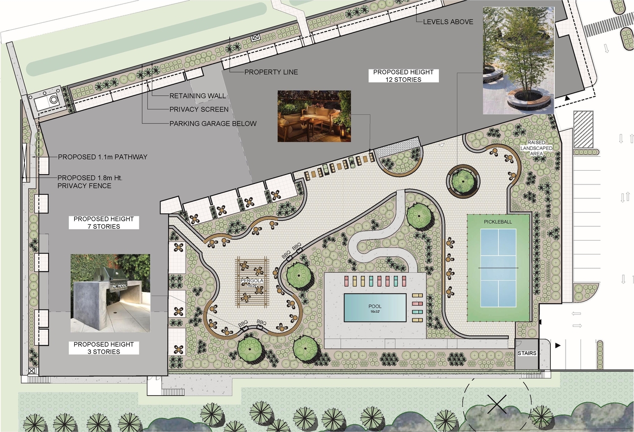 Construction site plan for project from page 75 of the file '2025-09-02 - Design Brief - D07-12-25-0121'