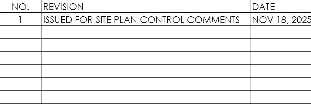 Construction site plan for project from page 1 of the file '2026-01-06 - Floor Plans and Elevations - D07-12-25-0122'