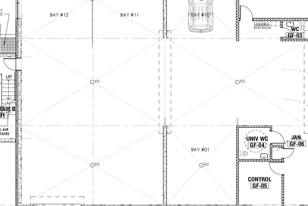Construction site plan for project from page 2 of the file '2026-01-06 - Floor Plans and Elevations - D07-12-25-0122'