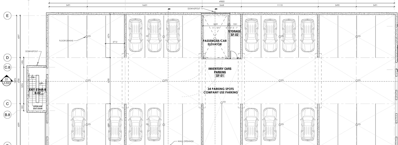 Construction site plan for project from page 3 of the file '2026-01-06 - Floor Plans and Elevations - D07-12-25-0122'