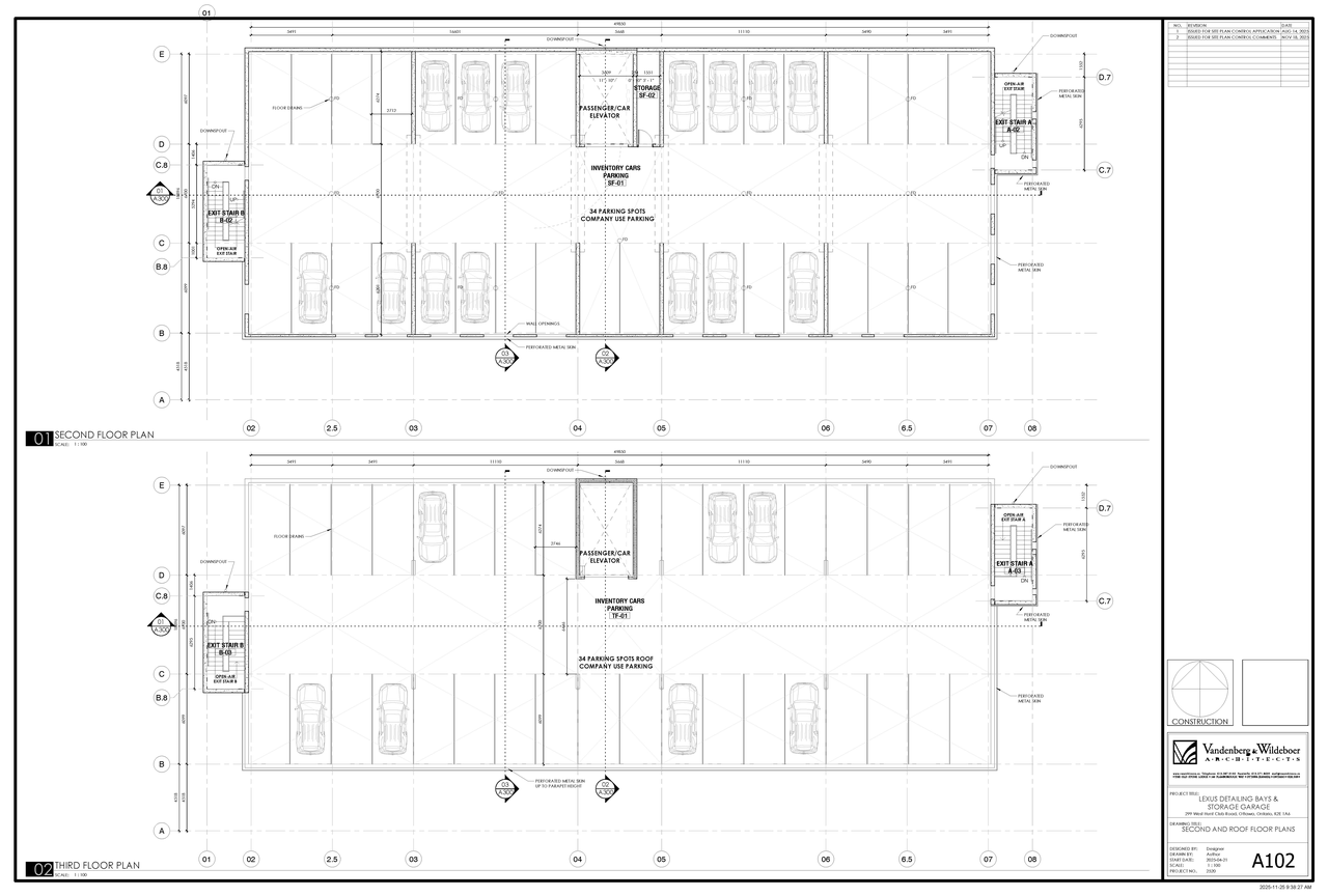 Floor plan for project from page 3 of the file '2026-01-06 - Floor Plans and Elevations - D07-12-25-0122'