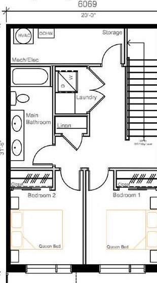 Floor plan for project from page 20 of the file '2025-09-11 - Urban Design Brief - D07-12-25-0125'