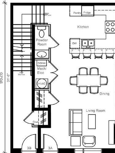 Floor plan for project from page 20 of the file '2025-09-11 - Urban Design Brief - D07-12-25-0125'