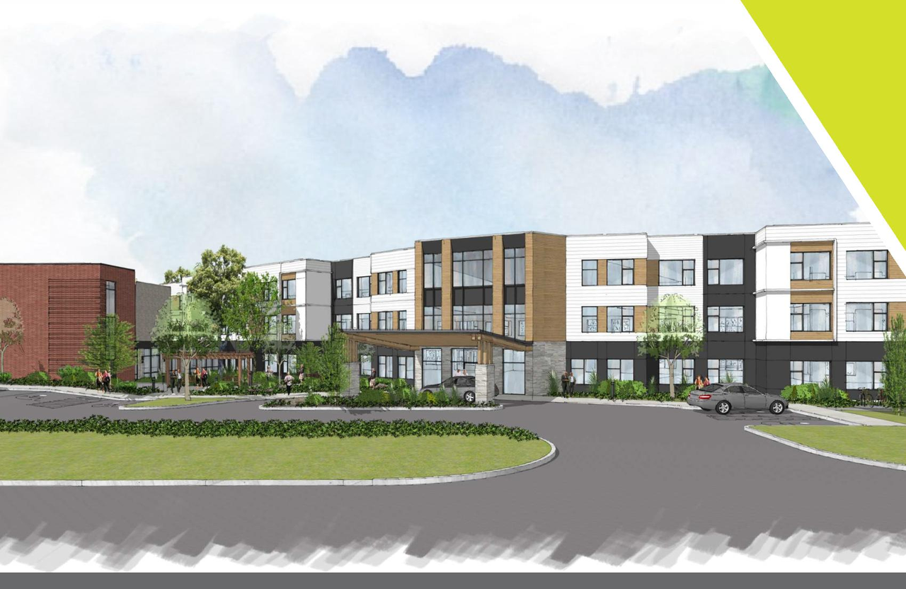 Rendering of building from page 1 of the file '2025-10-02 - Urban Design Brief - D07-12-25-0133'