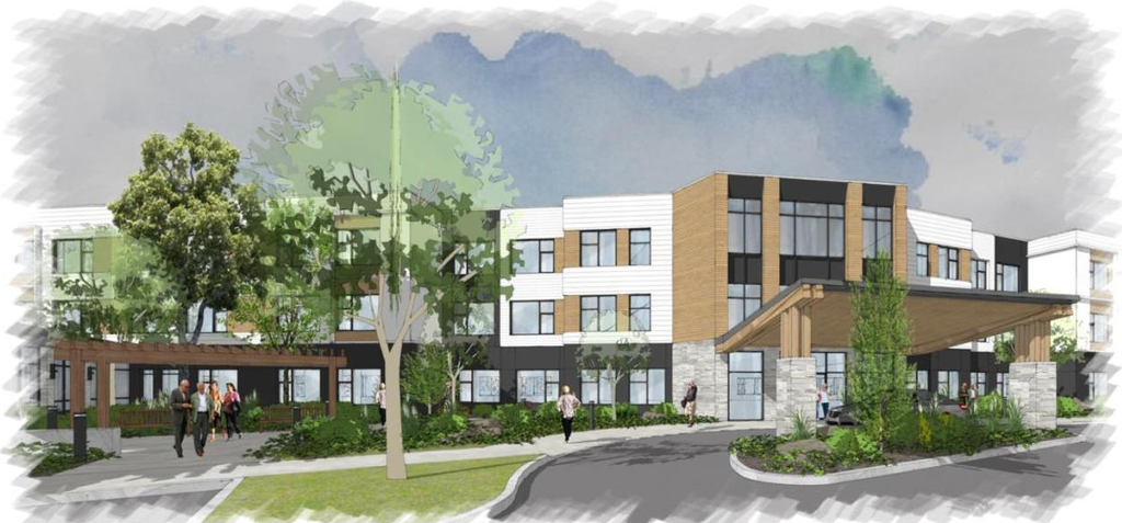 Rendering of building from page 4 of the file '2025-10-02 - Urban Design Brief - D07-12-25-0133'