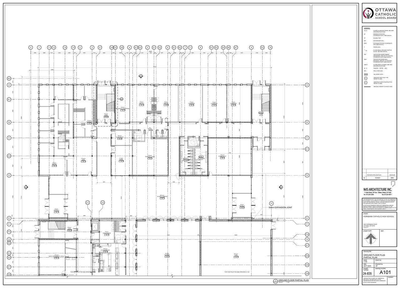 Floor plan for project from page 1 of the file '2025-10-29 - Floor Plans - D07-12-25-0141'