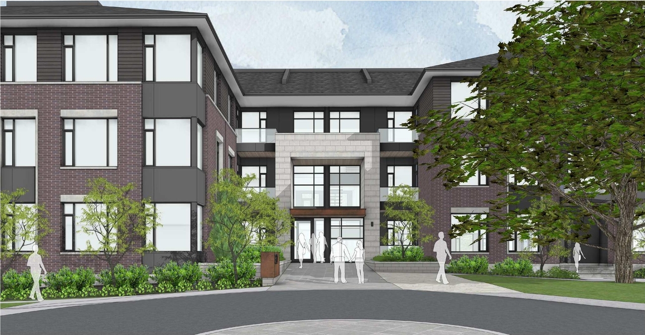 Rendering of building from page 19 of the file '2025-11-03 - Urban Design Brief - D07-12-25-0142'